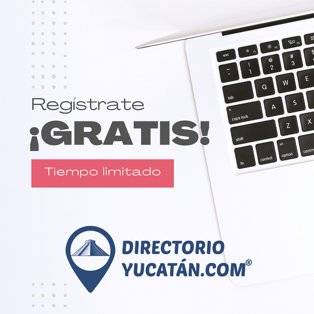 Banner de Registro gratis a directorioyucatan.com